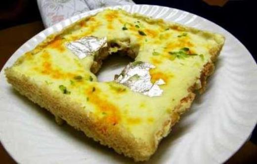Bread Made Instant Ghevar