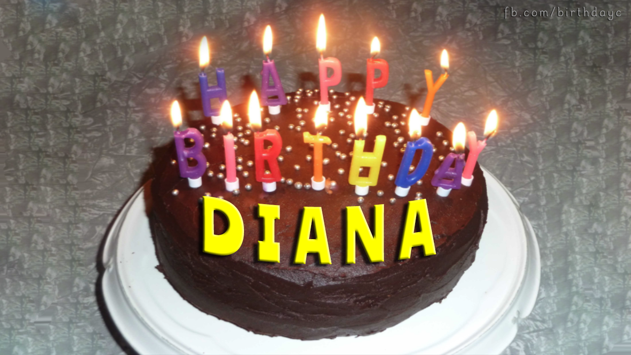 Happy Birthday Diana Cake
