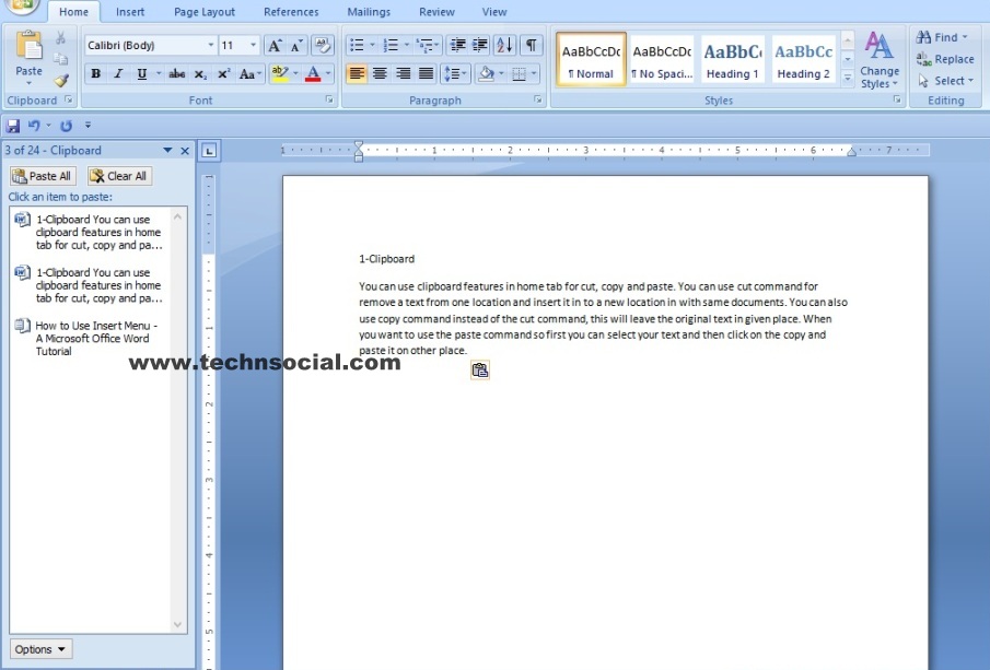 How to Use Home Menu in MS word A Microsoft Office Word Tutorial