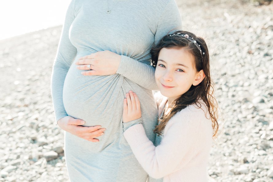 Lake Tapps Family Photography-Beach Maternity Session-Something Minted and More Photography