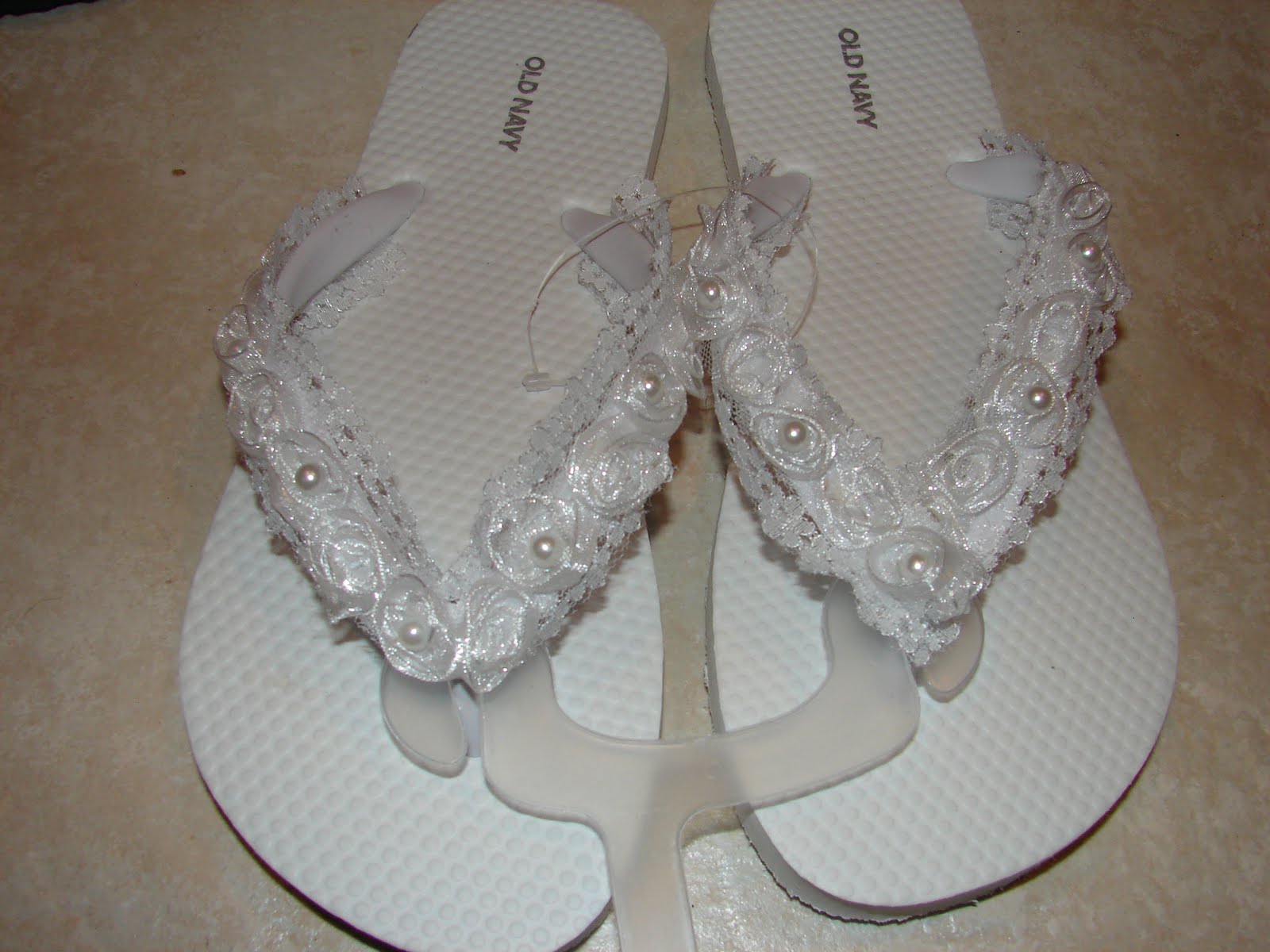 Home on the Range Exchange: Bridal Flip-Flops
