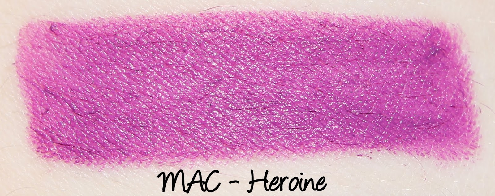 MAC Heroine Lipstick Swatches & Review