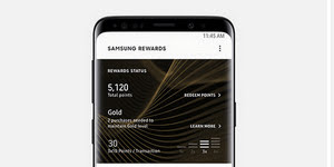 Samsung phone mockup