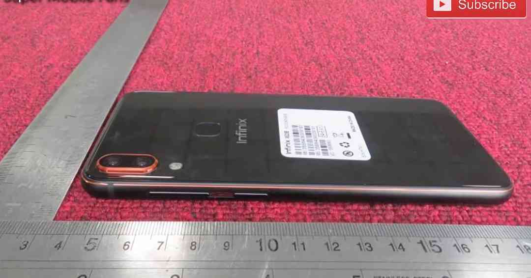 Right side view with volume rockers and power button.