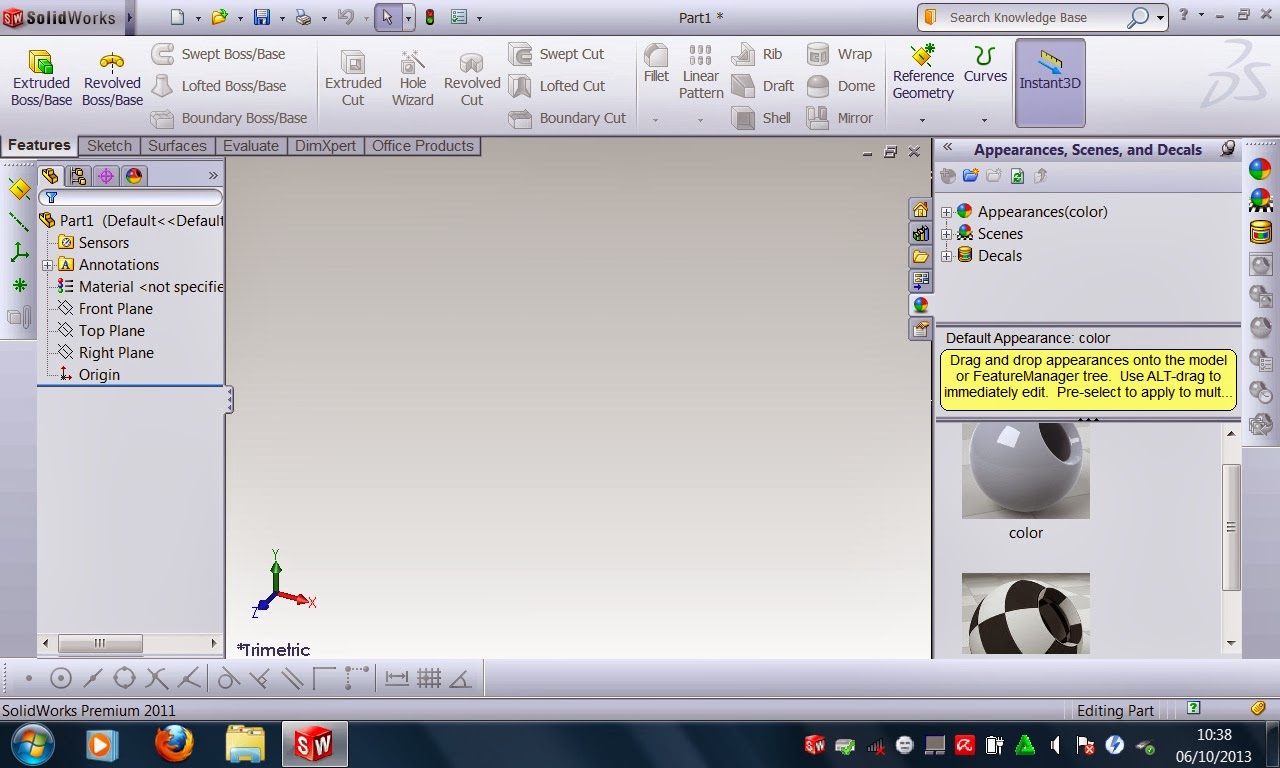 Free Tutorial 3D Modeling Solidwork 2011 – Basic (Sesion 1)