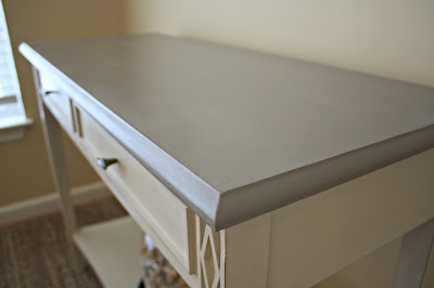 Table top painted in Coco. Table top painted in Coco chalk paint