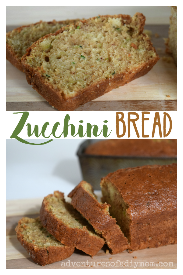 Zucchini Bread Recipe - Adventures of a DIY Mom