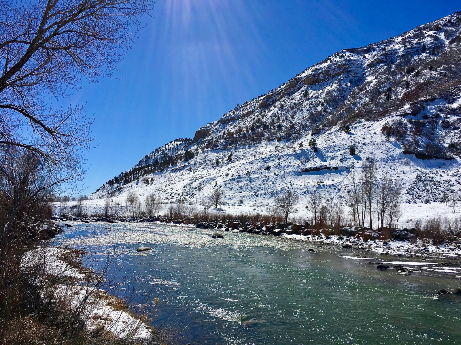 Impression Evergreen Rio de las Animas River of Lost Souls