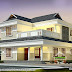 2091 sq-ft 4 bedroom sloping roof modern home