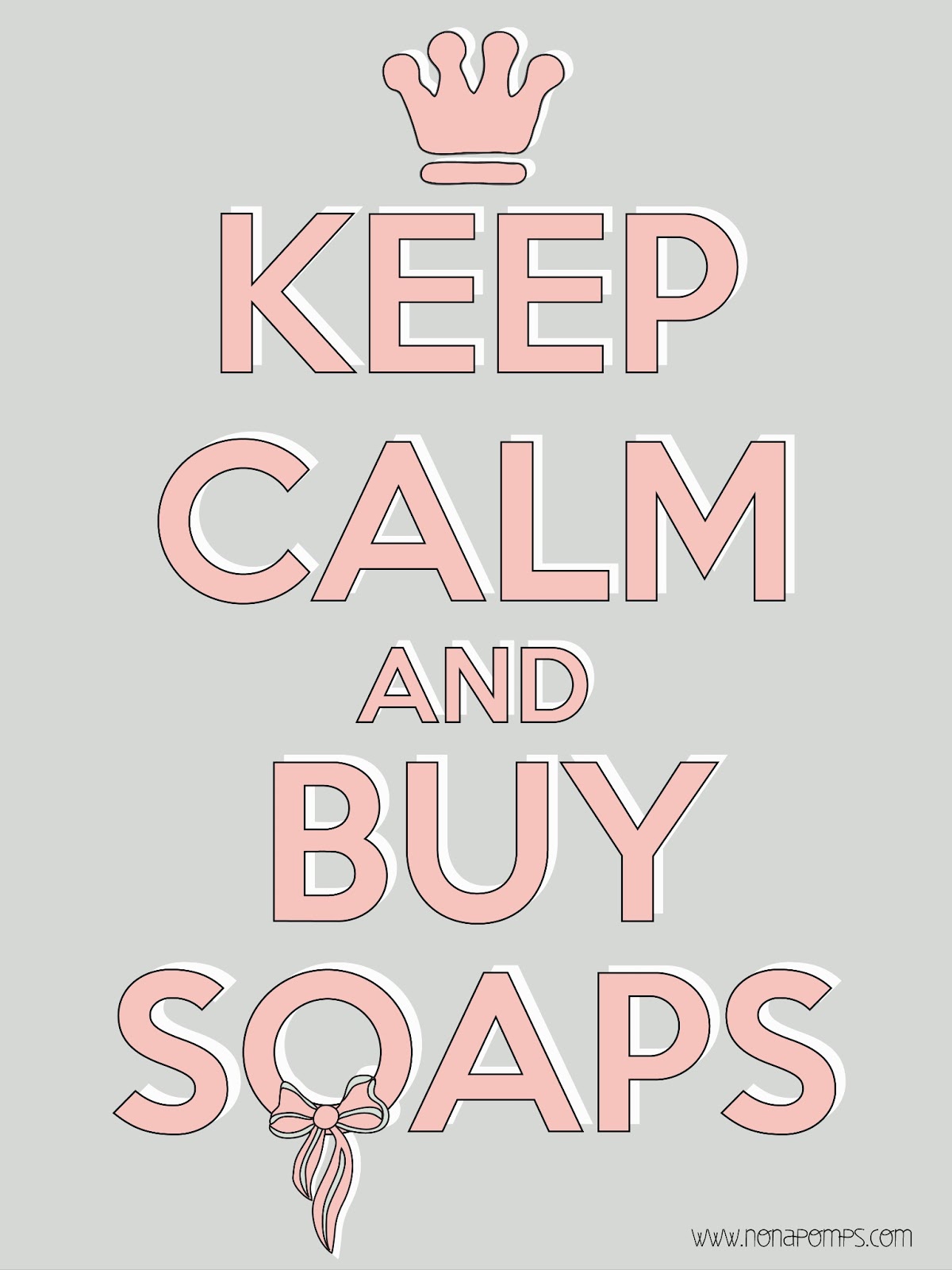 Jabones al detalle Nonapomps. KEEP CALM AND BUY SOAPS!