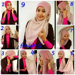 cara memakai jilbab pashmina sifon ala april jasmine cara memakai jilbab pashmina sifon ala april jasmine