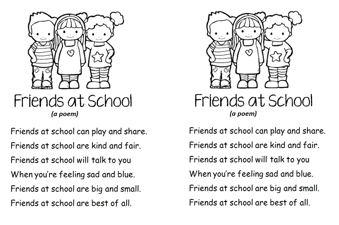 Friends about me word. Стихотворение friends at School. Friends at School poem. Стихотворение the School. At School стих.