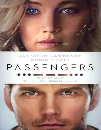 Poster Of Passengers 2016 English 700MB HDCAM x264 Free Download Watch Online downloadhub.in