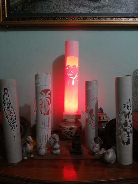 Proses Pembuatan Lampu Hias Dari Pralon