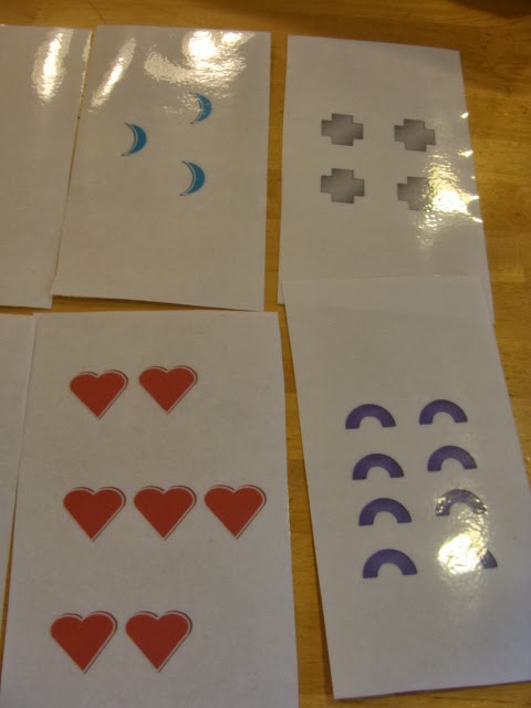 Homemade preschool learning games