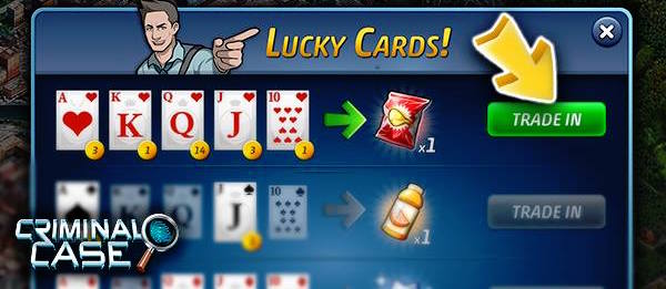 Criminal Case Tip: Lucky Cards