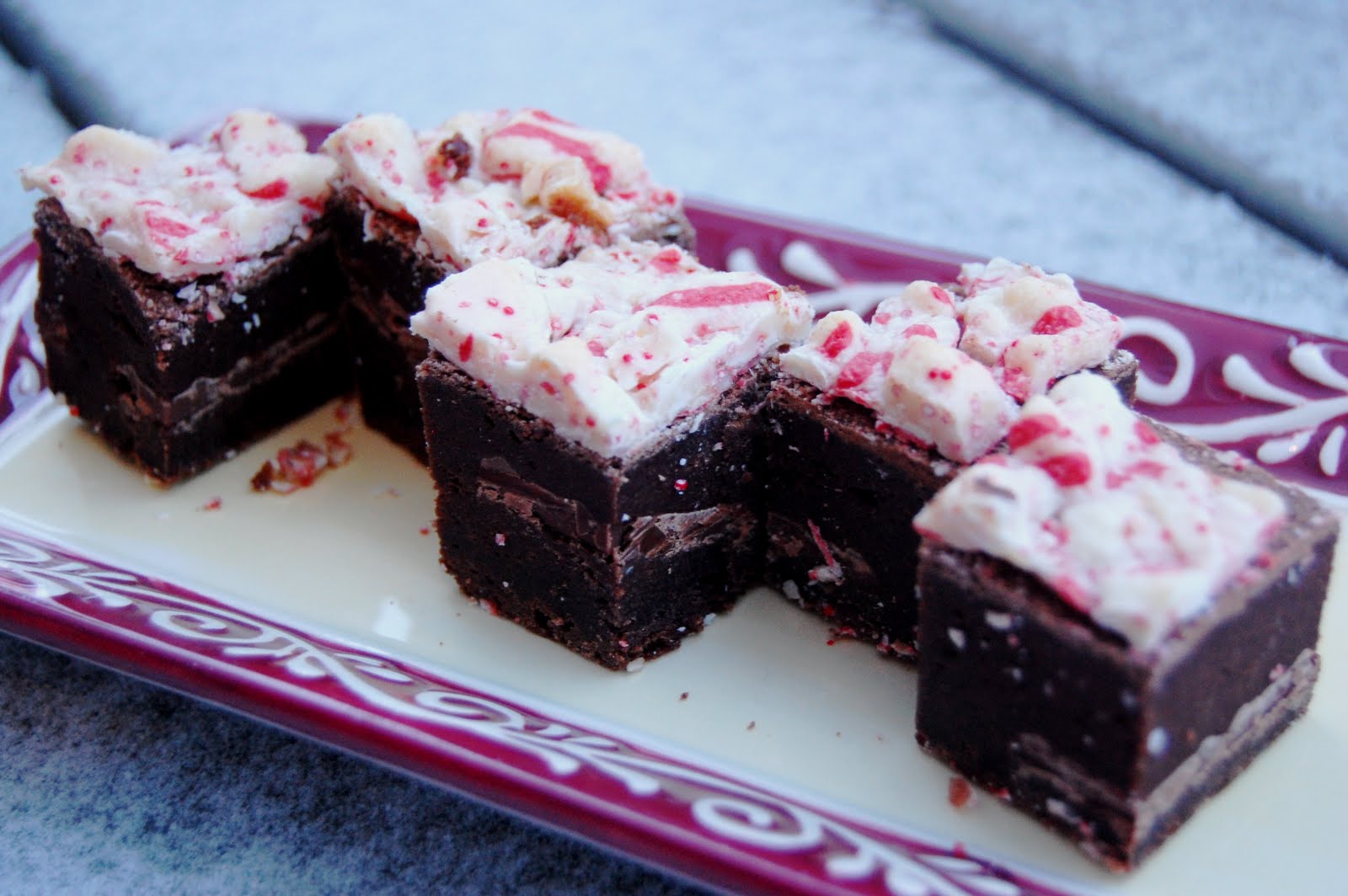 Emily Can Cook Peppermint Candy Cane Kiss Brownies