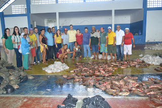 Prefeitura municipal de Cacimbinhas-AL entregou a entrega de peixe 