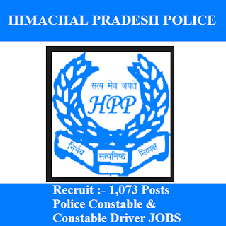 HP Police Admit Card 2017 | 1073 Posts | Constable Jobs | Sarkari Naukri Himachal Pradesh Police, HP Police, Police, Police Recruitment, HP Police Admit Card, Admit Card, hp police logo