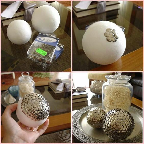 Ennegrecer implícito músico 13 Hermosas Ideas para decorar tu mesa con esferas de unicel ~  cositasconmesh
