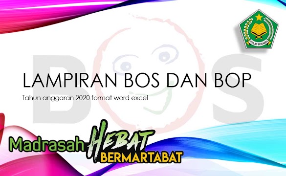 Lampiran Berkas BOS Madrasah dan BOP RA Tahun 2020