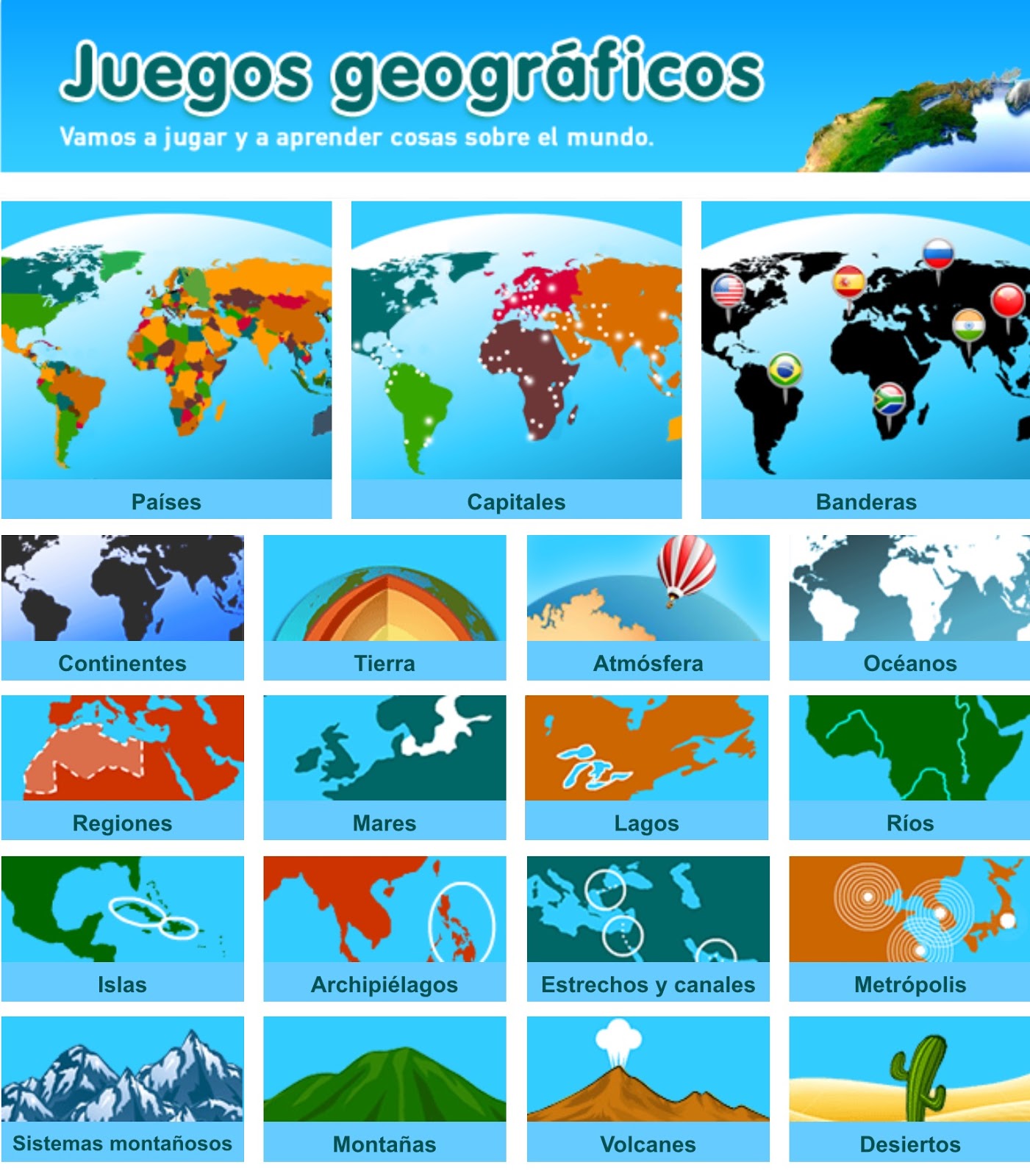 Juegos geograficos