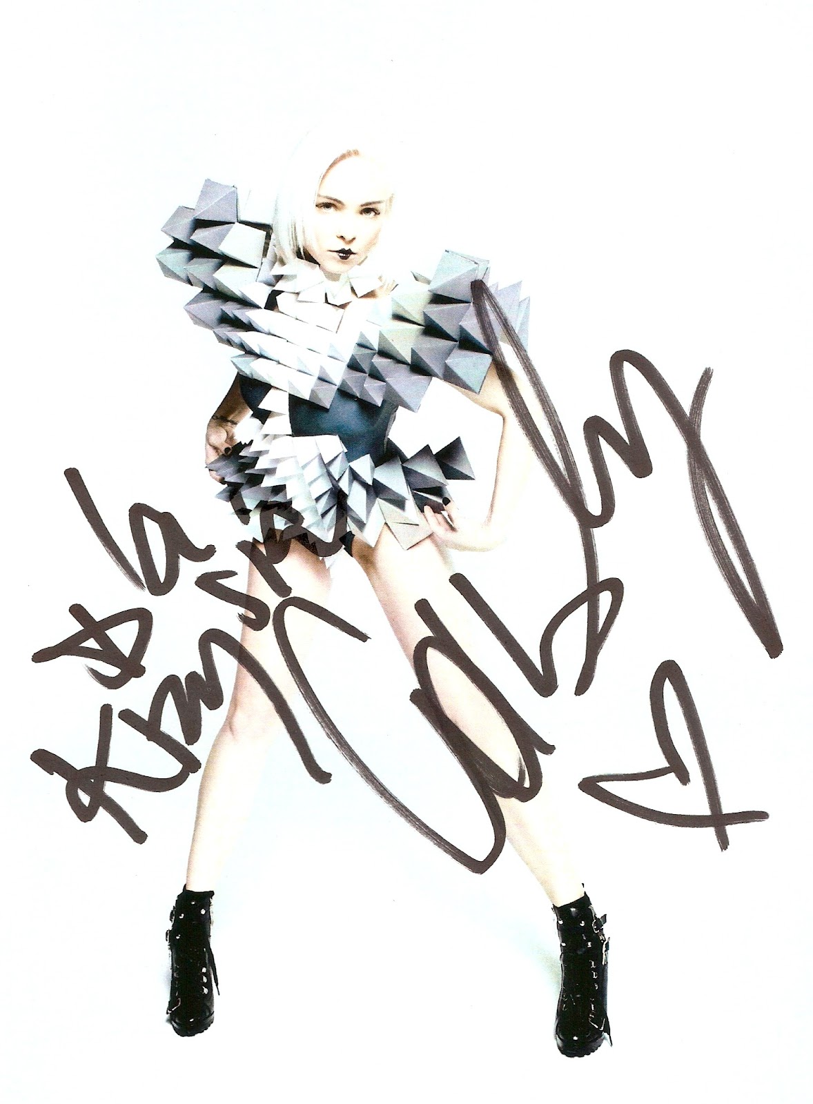 Chris Autographs Barbara Hetmańska