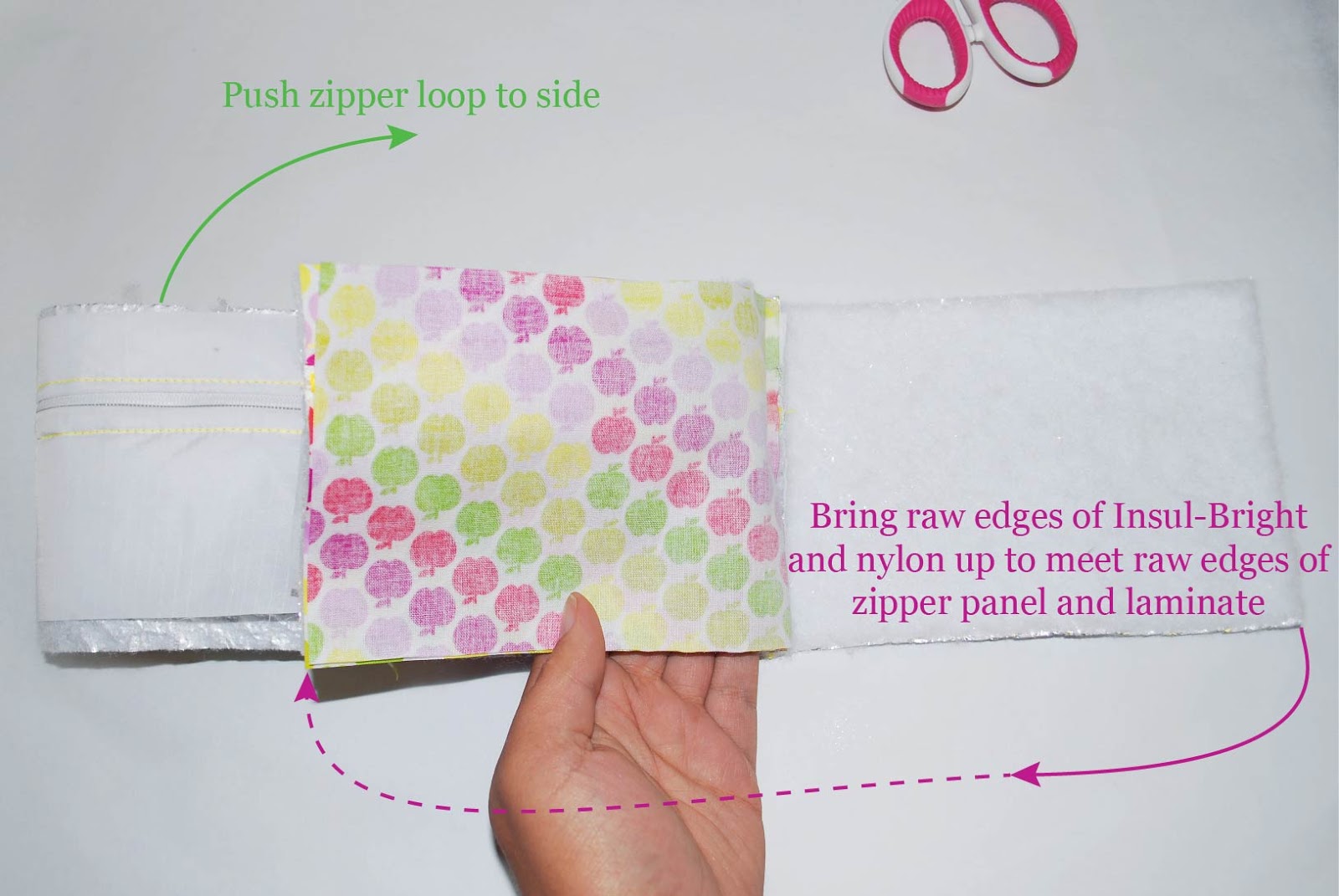 Apple Free Lunch Box Sewing Pattern and Tutorial The Cottage Mama