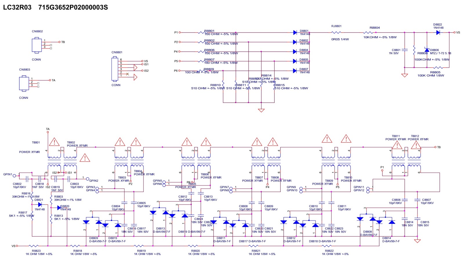 Electro help: AOC LC32R03 and AOC LC42R03 LCD TV SMPS circuit diagram