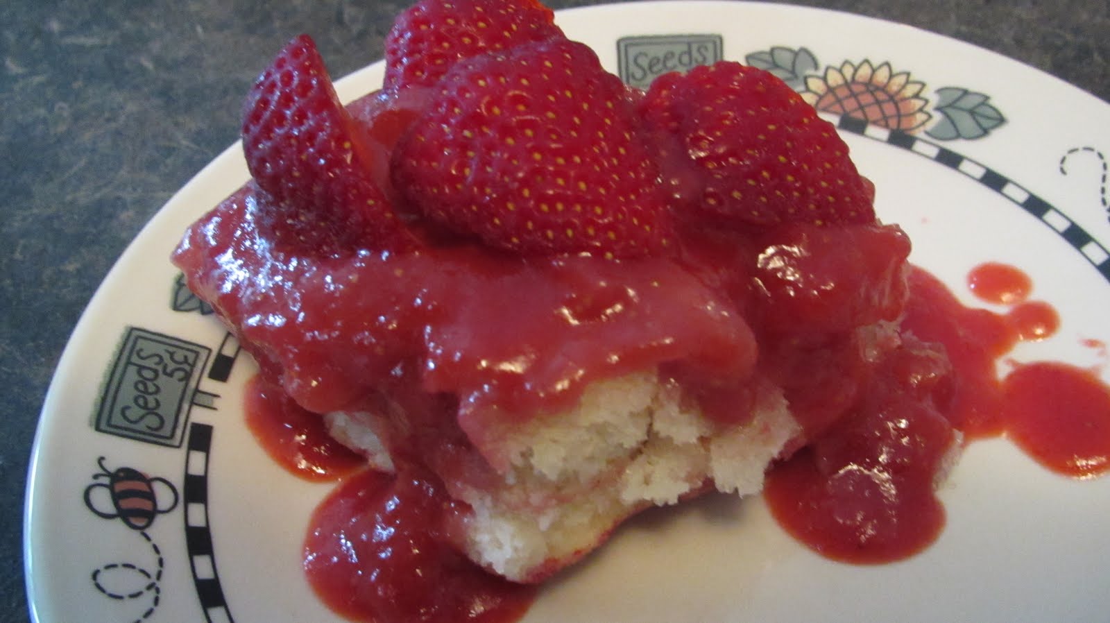 La cuisine de Linda Pouding chômeur aux fraises