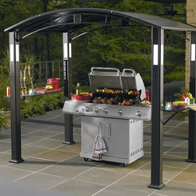 Grill Gazebo With Lights