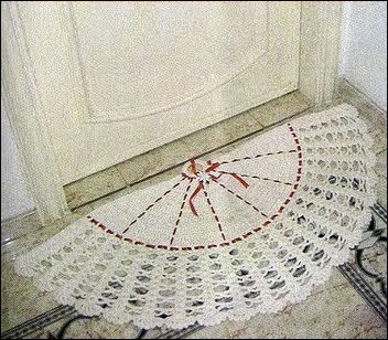 Croche Grafico Tapete Meia Lua Em Croche Que Parece Um Leque A círculo lançou um novo produto: croche grafico tapete meia lua em