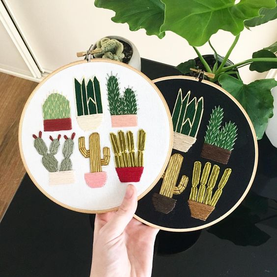 Just Enough Cacti pattern by Unpicking on Etsy