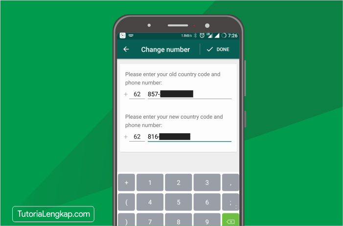 tutorialengkap 5 cara mengganti nomor whatsapp yang sudah mati