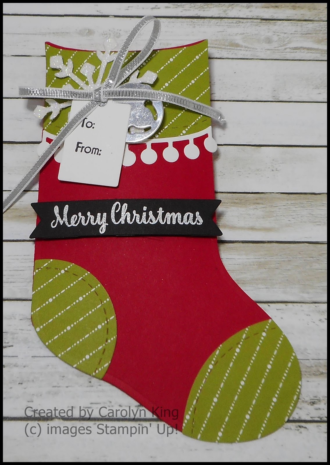 Carolyn King Christmas Stocking