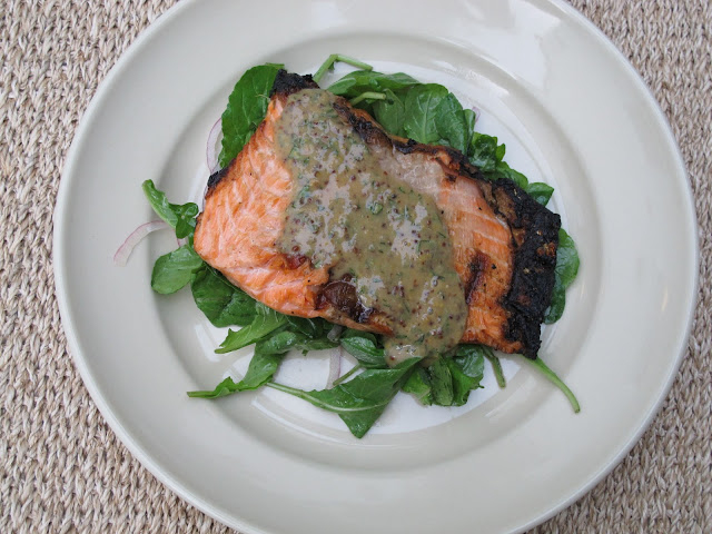 Bobby Flay grilled salmon recipe