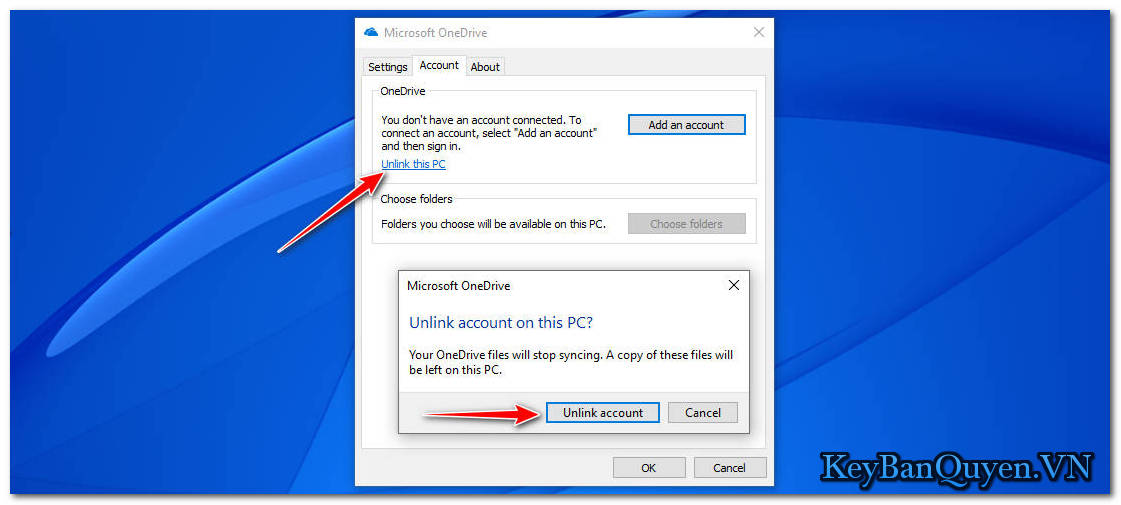 Thay đổi vị trí của thư mục OneDrive trong Windows 10