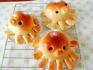 Octopus Shape Bread Octopus Shape Bread