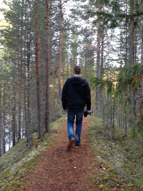 พักร่างที่ Storforsen