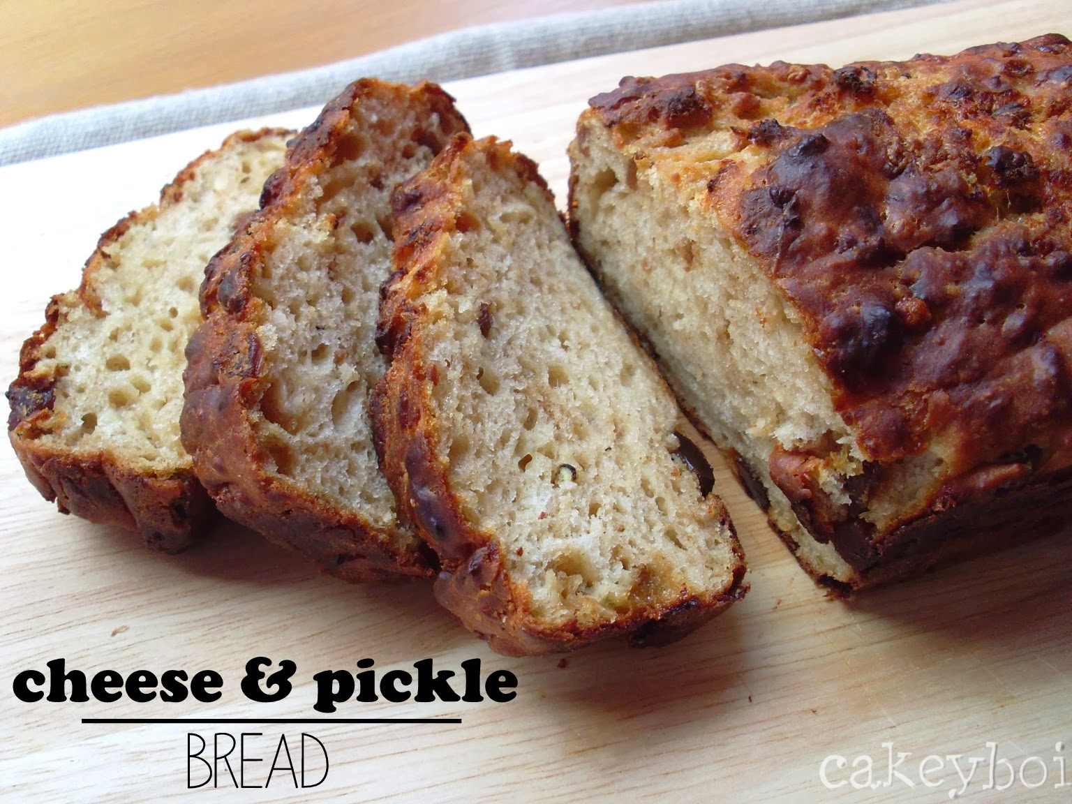 cheese and pickle bread