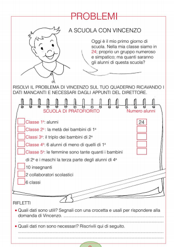 Eserciziario Semplificato Di Matematica Per La Classe 4 Primaria Adatto Ad Essere Stampato Bianco Sul Nero