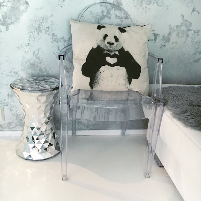 Kartell stone chrome, Louis ghost