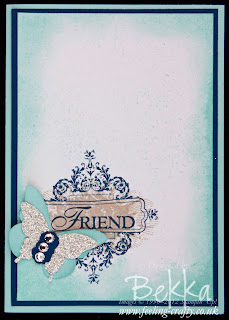 Affection Collection Butterfly Card by Stampin' Up! Demonstrator Bekka Prideaux 