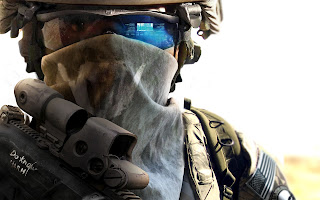 Ghost Recon Future Soldier Realistic Soldier with Glasses and Mask HD Game Wallpaper