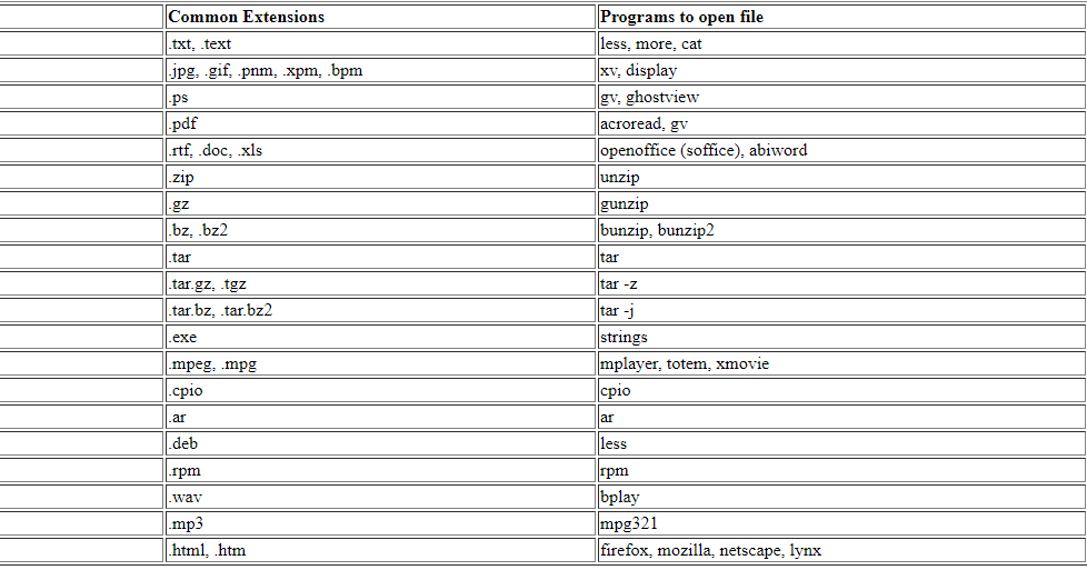 File naming convention in Linux