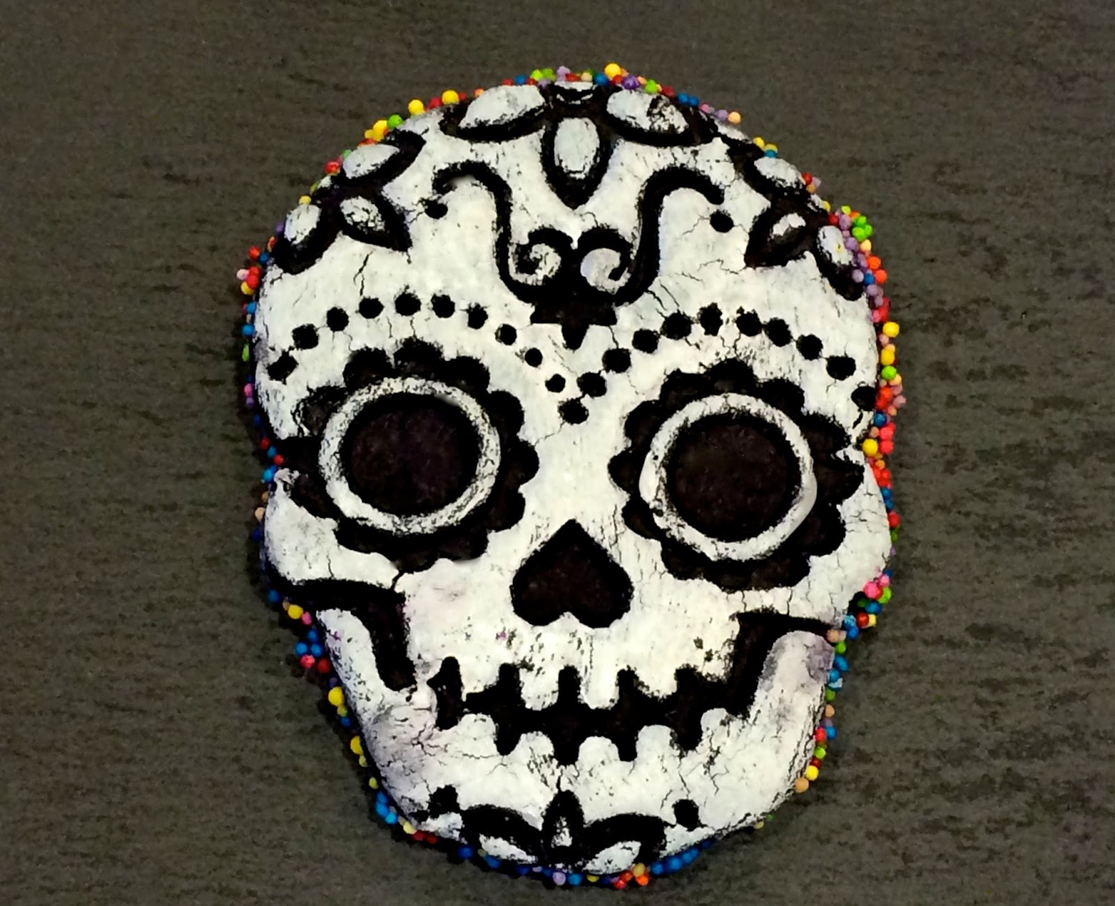 Once Upon A Pedestal: Day of the Dead Cookies