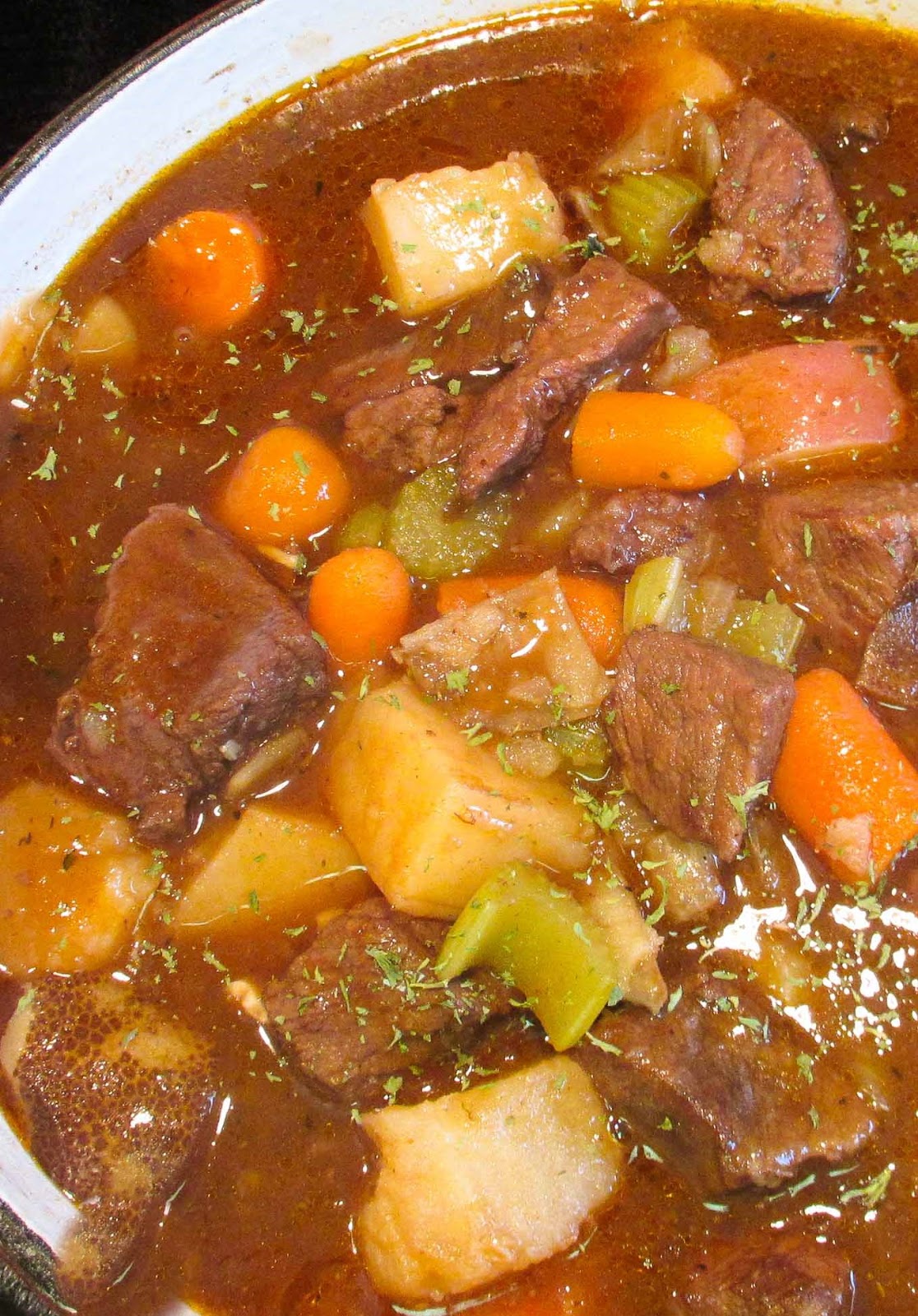 The Best Irish Beef Stew - the menu food
