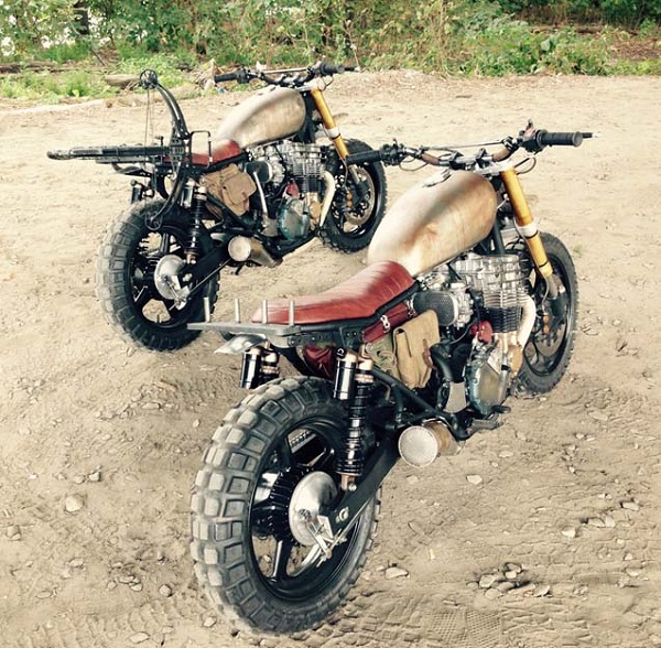 Honda CB750 Nighthawk độ Scrambler lên phim The Walking Dead Honda CB750 Nighthawk độ Scrambler lên phim The Walking Dead