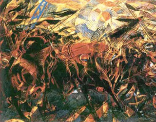 Carrà's most famous work, The Funeral of the Anarchist Galli. which is housed in the Museum of Modern Art in New York.