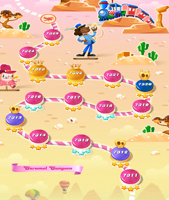 Candy Crush Saga level 7311-7325 Candy Crush Saga level 7311-7325